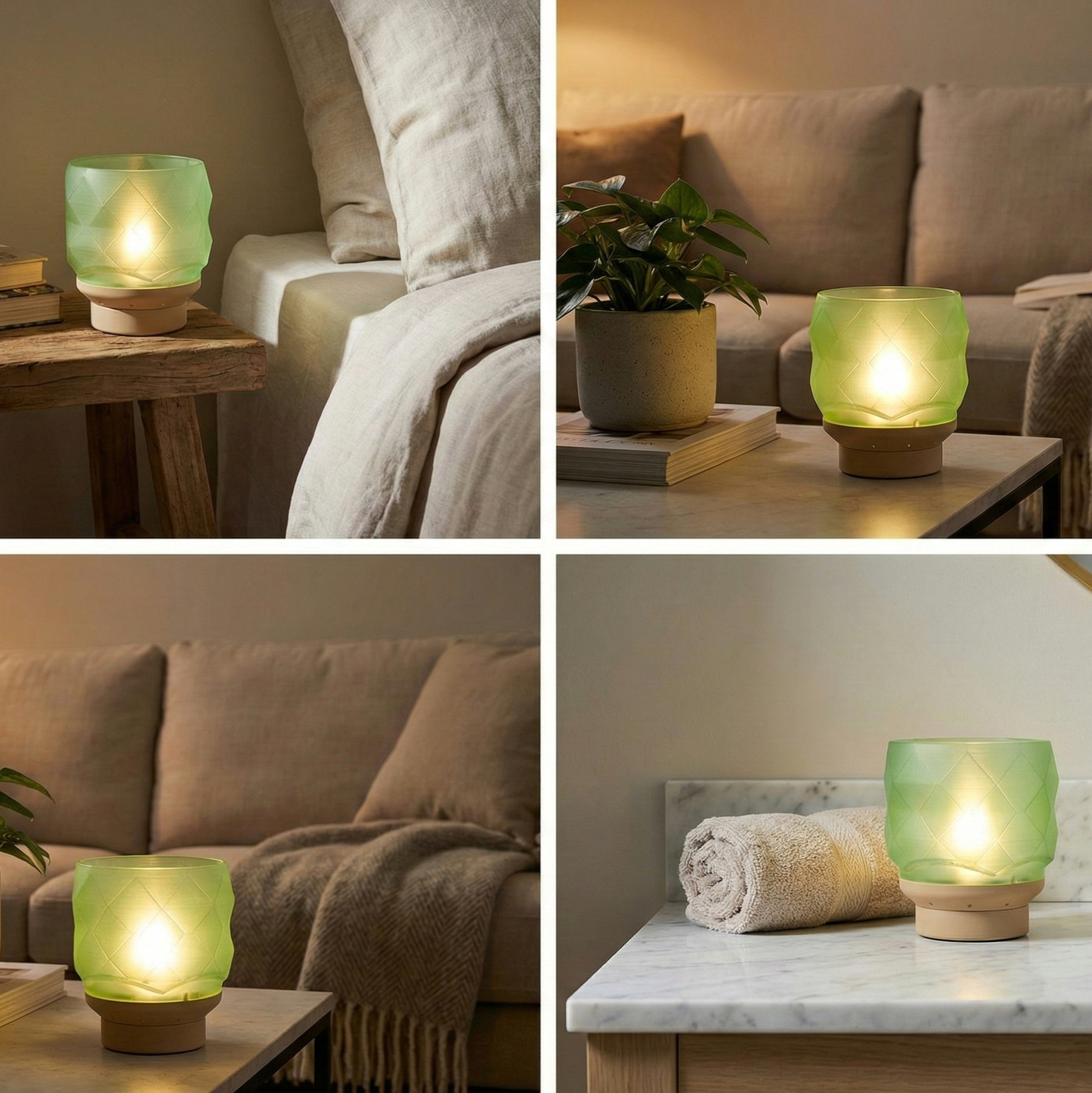 Low-Poly Solar Ambiance Lights (2 Pack) 5