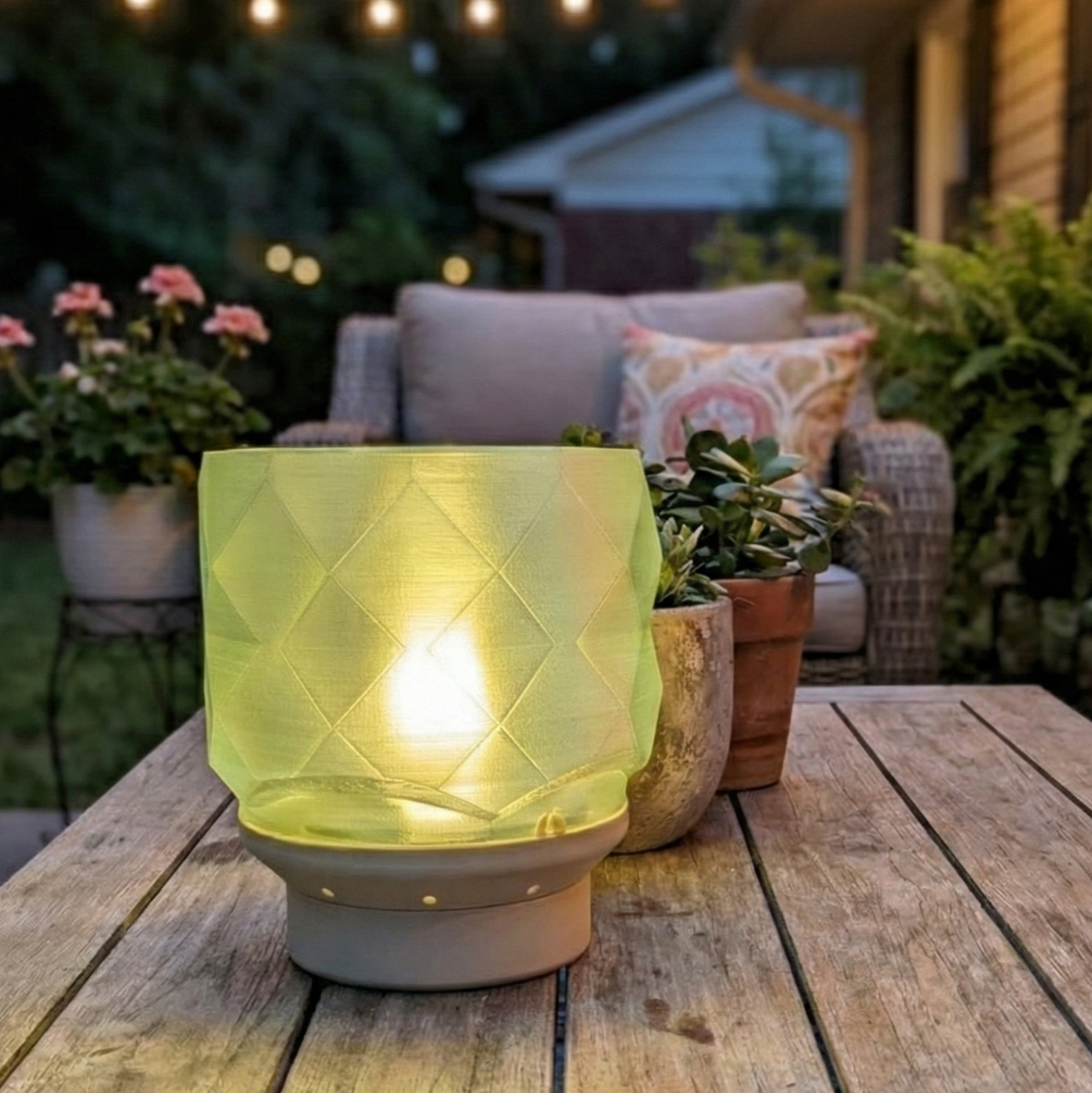 Low-Poly Solar Ambiance Lights (2 Pack) 4